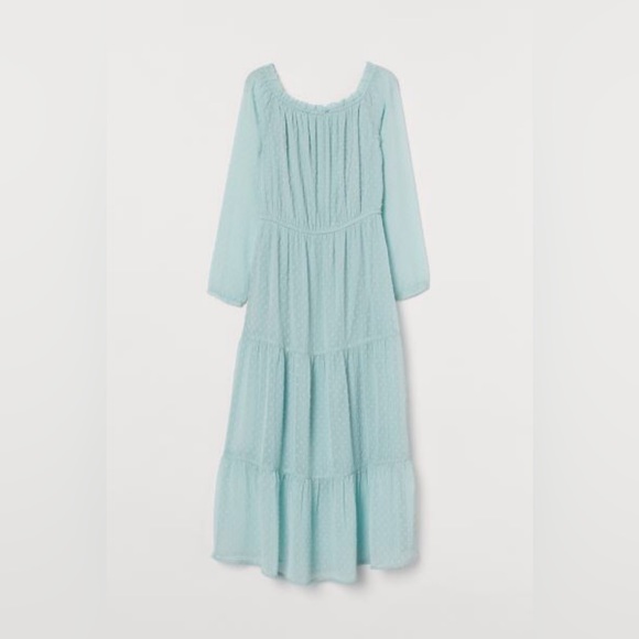 H and M Swiss dot midi dress - Picture 1 of 5